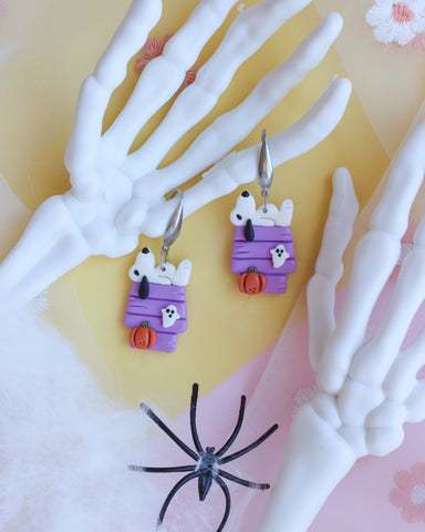 Brincos Halloween Snoopy