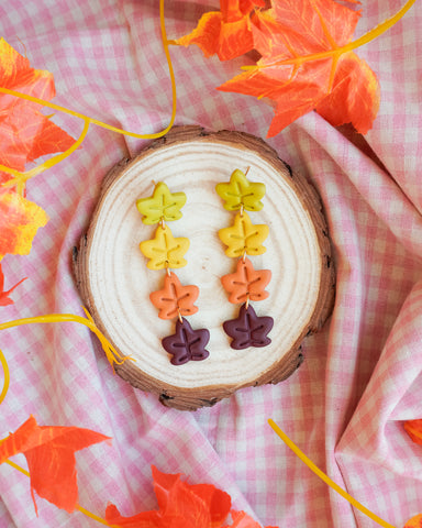 Brincos Autumn Leaves