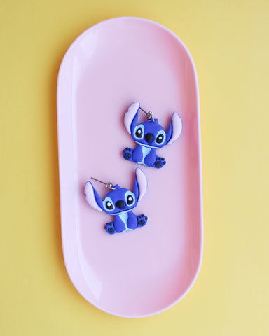 Brincos Blue Alien