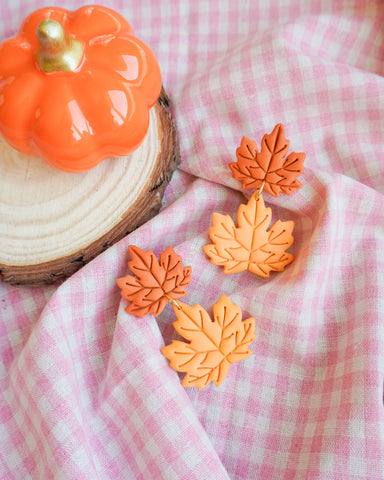 Brincos Maple Leaf