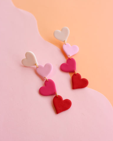 Brincos Tumbled Heart