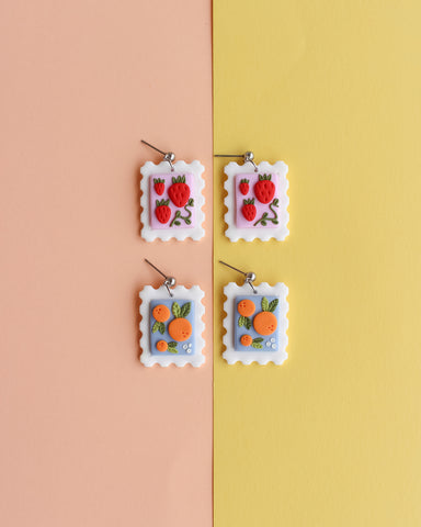 Brincos Fruit Postage Stamp
