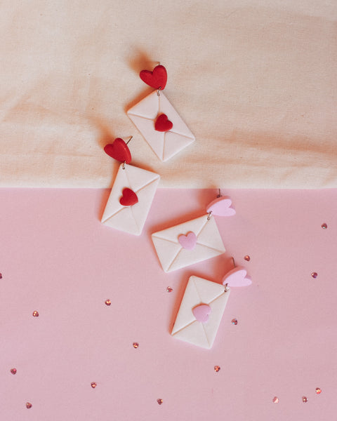 Brincos Cartas de Amor