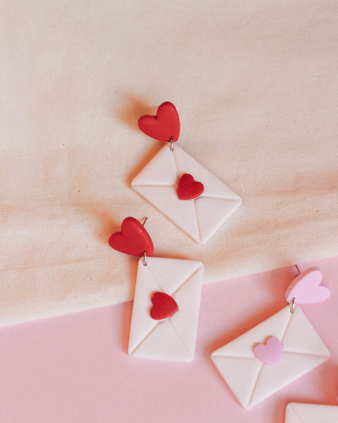 Brincos Cartas de Amor